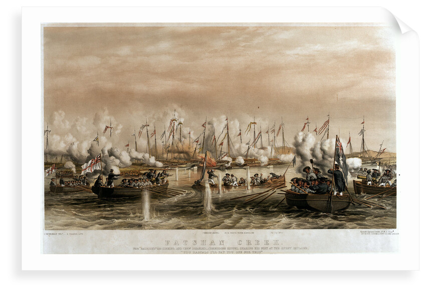 The Battle of Fatsham Creek, 1 June 1857 by Oswald Walter Brierly