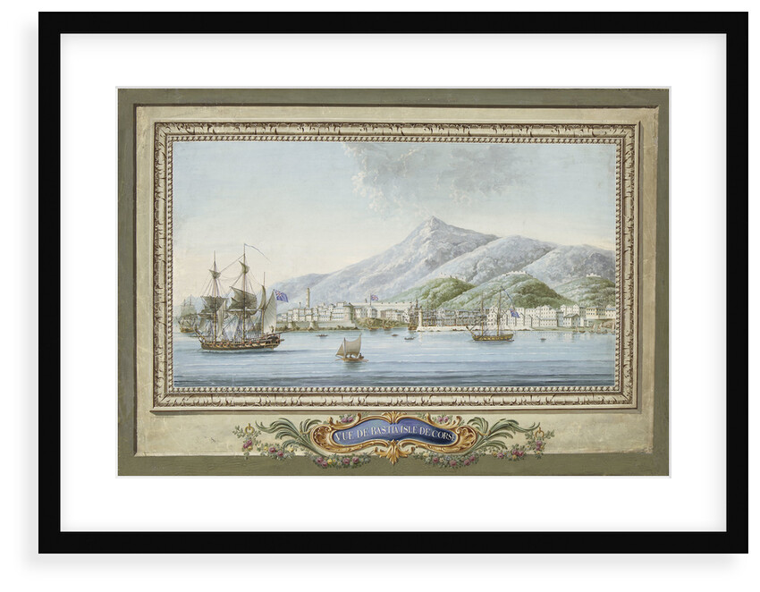 View of Bastia, Corsica by Zacharie F