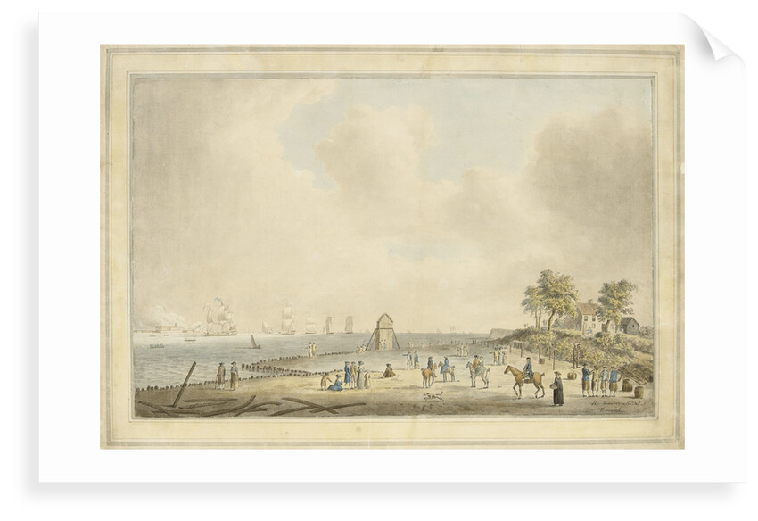 The arrival of Princess Charlotte at Harwich, September 1761 by Dominic Serres the Elder