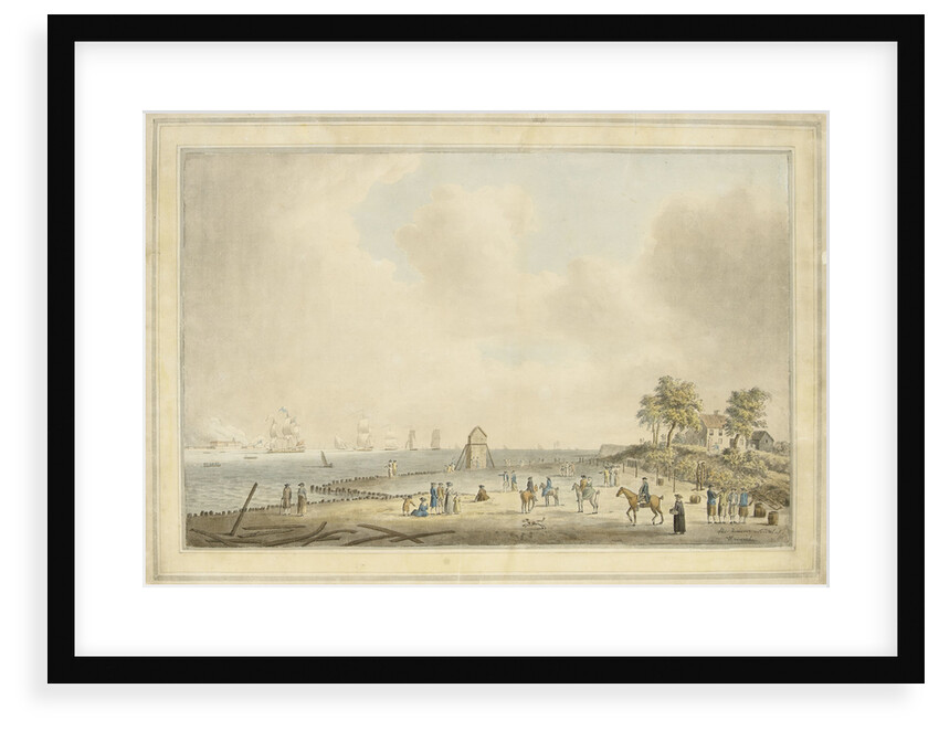 The arrival of Princess Charlotte at Harwich, September 1761 by Dominic Serres the Elder