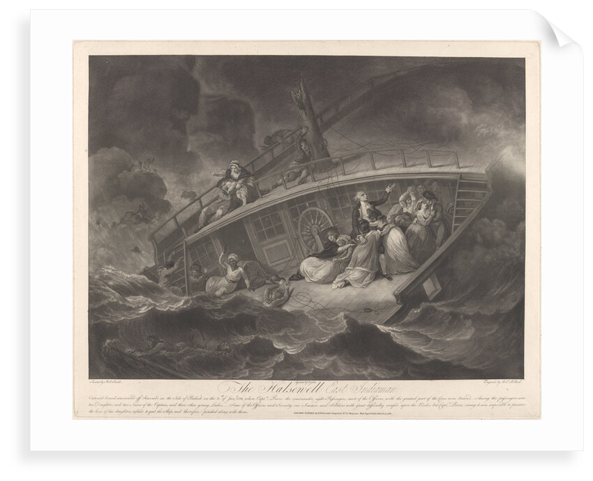 The Halsewell East Indiaman... was wreck'd off Seacombe by Robert Smirke