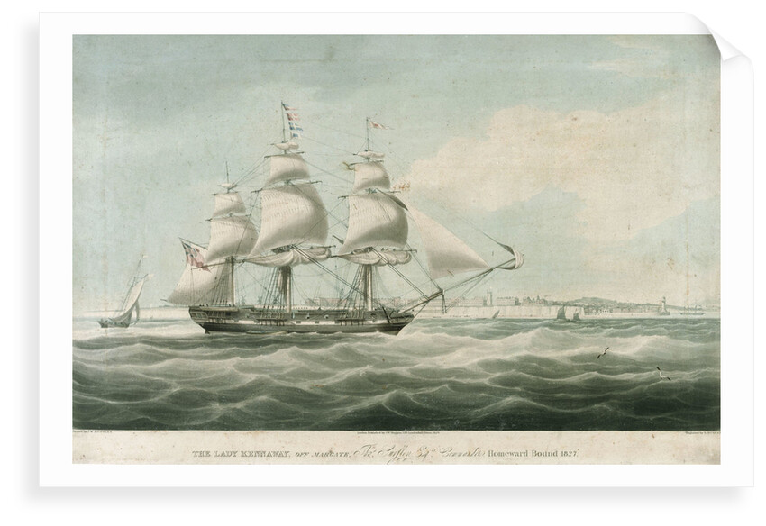 The 'Lady Kennaway' off Margate by William John Huggins