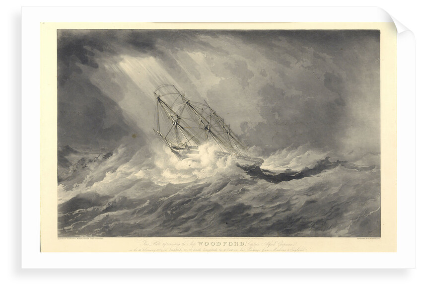 The ship 'Woodford' by William John Huggins