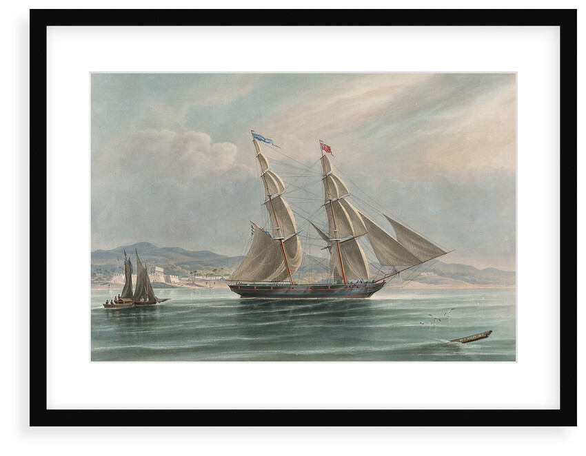 The brig 'Governor Maclean' by William John Huggins