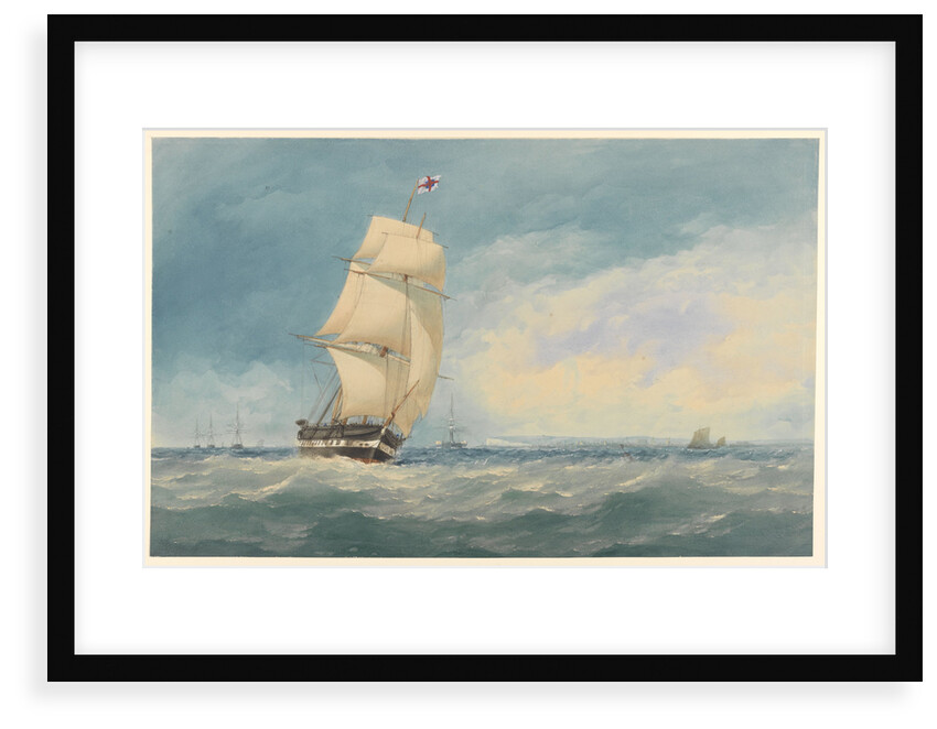 Watercolour of 'Medway' off Deal by unknown