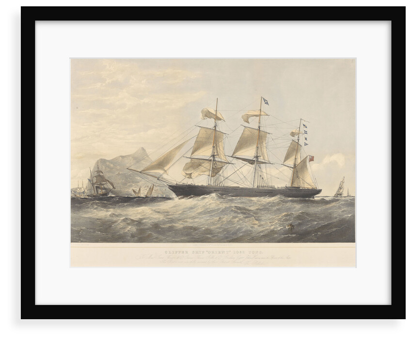Clipper Ship 'Orient' (1853) 1032 tons by Thomas Goldsworth Dutton