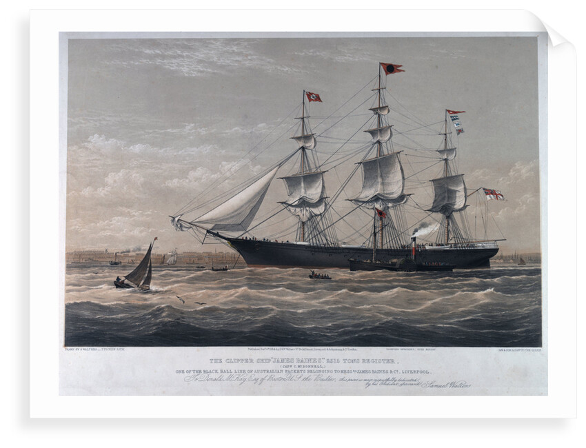 Clipper ship 'James Baines' by Samuel Walters