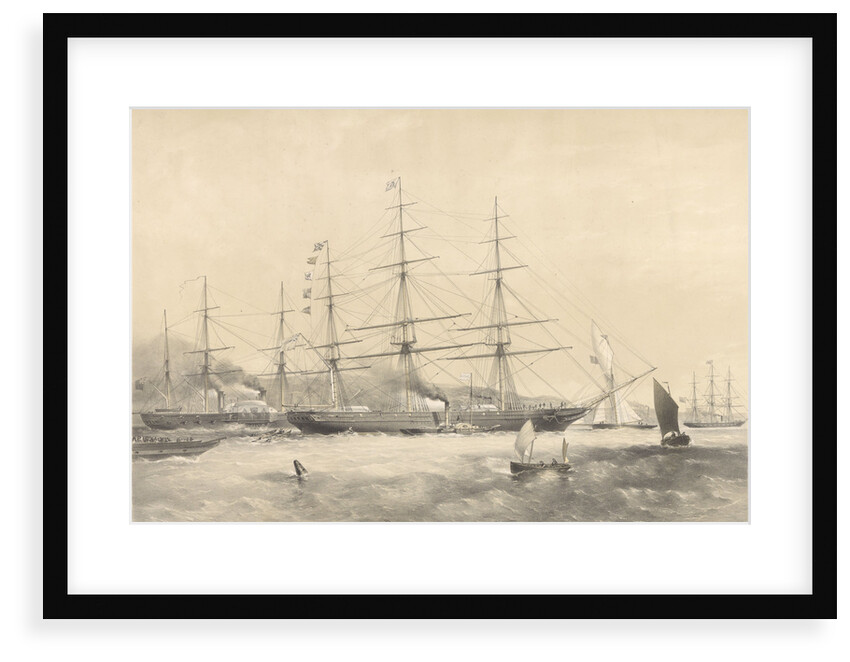 Clipper Ship 'Schomberg' (1855) by G.H. Andrews