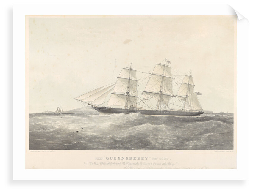 Ship 'Queensberry' (1856) by Samuel Walters