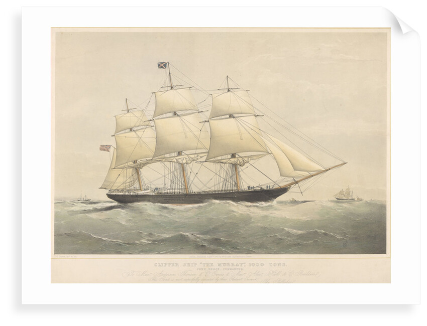 Clipper Ship The 'Murray' (1861) by Thomas Goldsworth Dutton