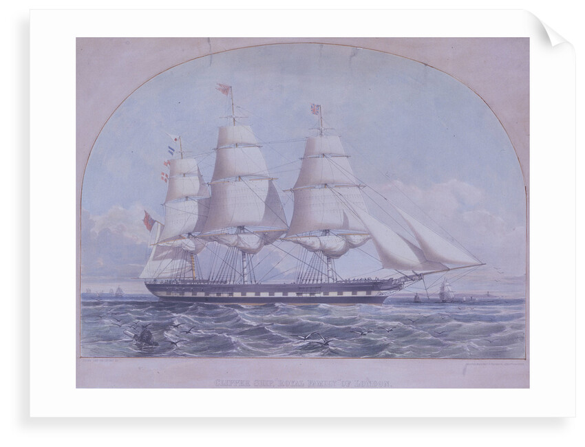 Clipper Ship 'Royal Family of London' by Maclure