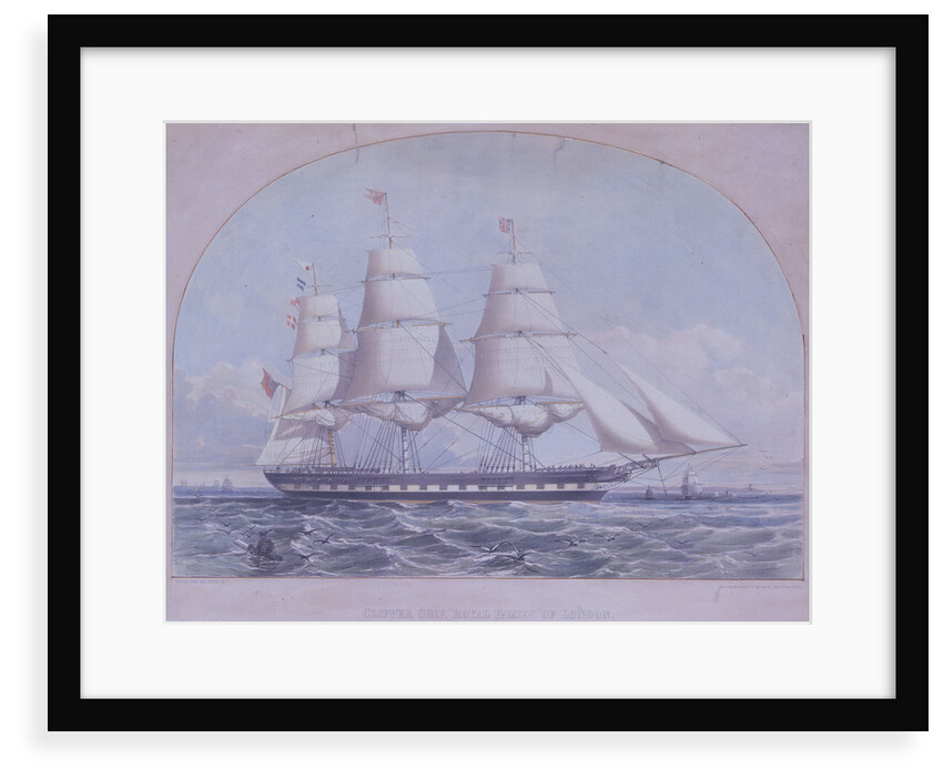 Clipper Ship 'Royal Family of London' by Maclure