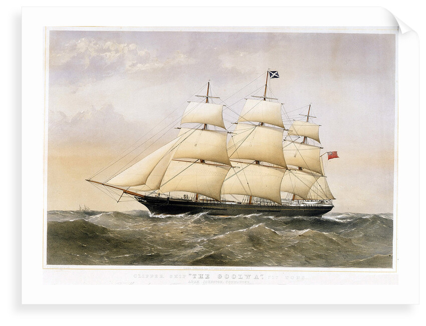 Clipper ship 'Goolwa' (1864) by Thomas Goldsworth Dutton