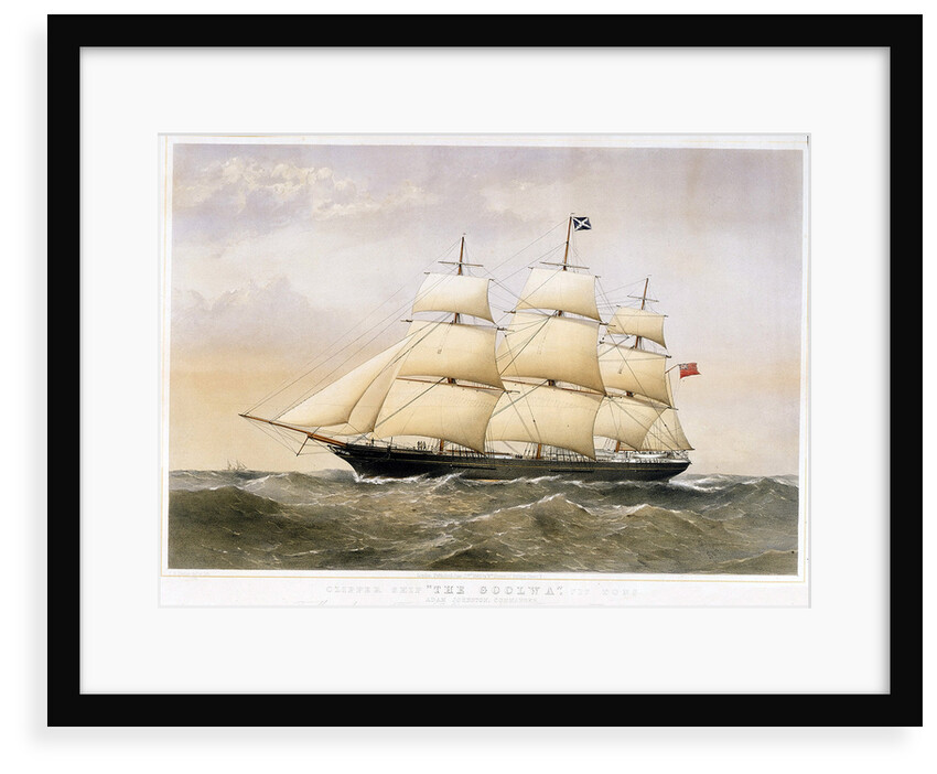Clipper ship 'Goolwa' (1864) by Thomas Goldsworth Dutton