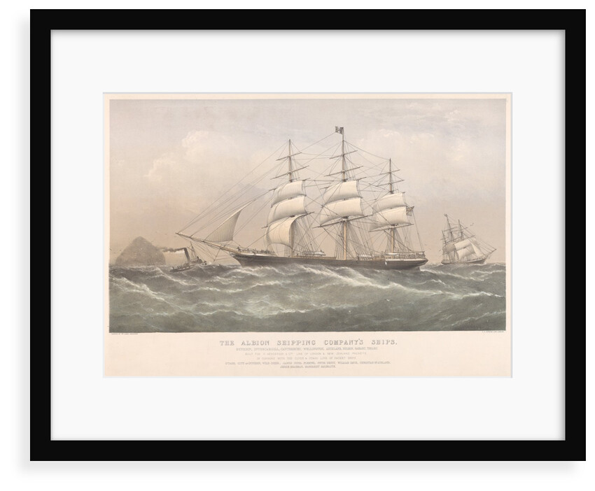The Albion Shipping Company's Ships by William Clark and Thomas Goldsworthy Dutton