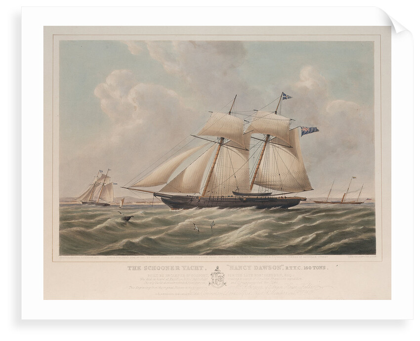 The schooner yacht 'Nancy Dawson' by Sargent