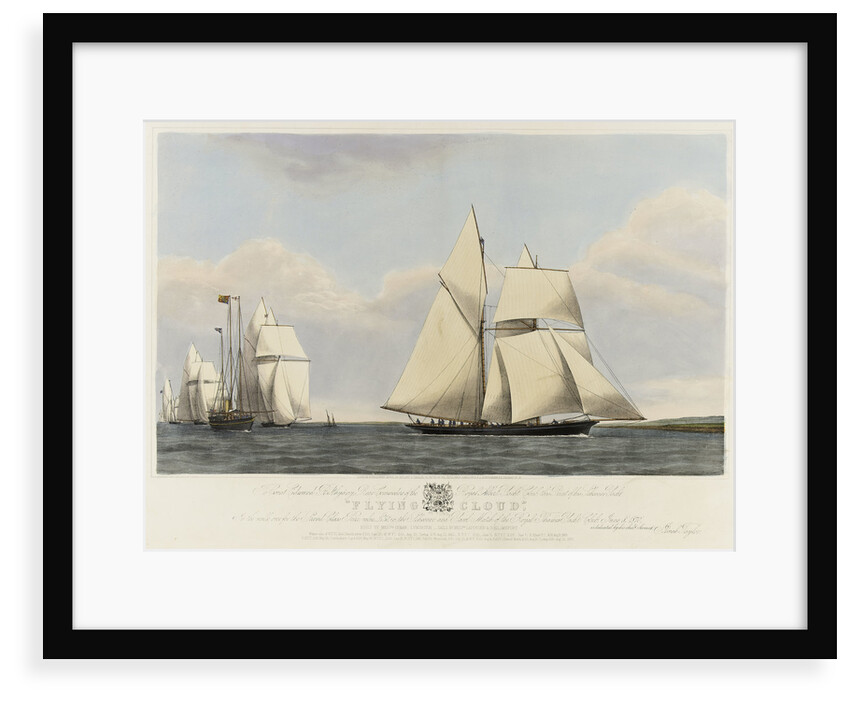 The schooner yacht 'Flying Cloud' by Josiah Taylor