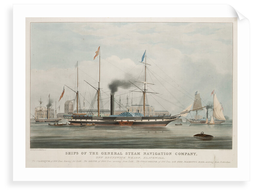 The 'Clarence', 'Leith' and 'Columbine' by William John Huggins