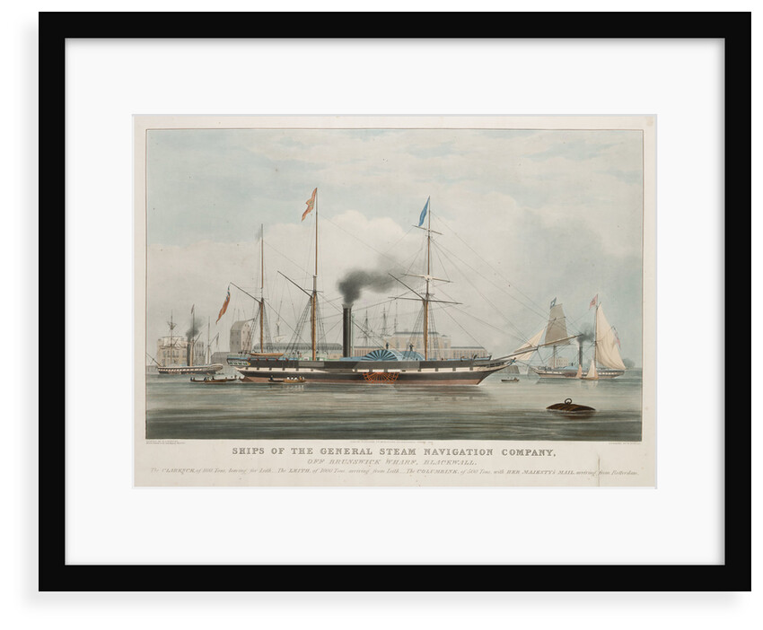 The 'Clarence', 'Leith' and 'Columbine' by William John Huggins