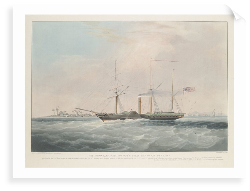 The East India Company's steam ship of war, 'Berenice' by William John Huggins