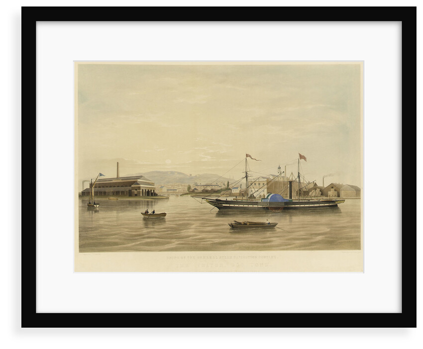 The steamship 'Triton' (Br, 1845) by J.L Tudgay