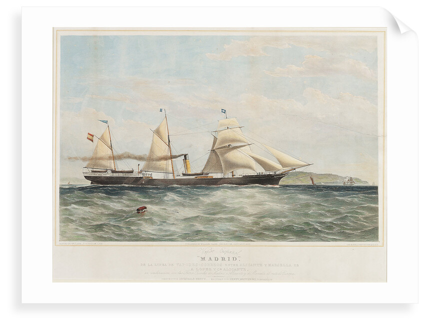 The 'Madrid' (Pt, 1845) by William Clark