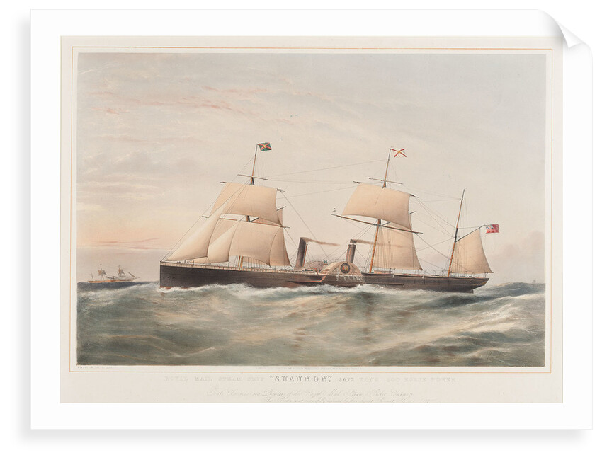 Royal Mail steamship 'Shannon' by Thomas Goldsworth Dutton