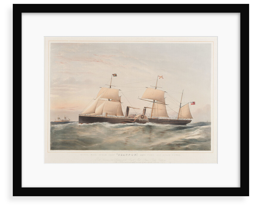 Royal Mail steamship 'Shannon' by Thomas Goldsworth Dutton