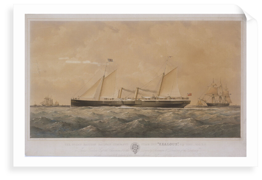 The Great Eastern Railway Company's steam ship 'Zealous' by Thomas Goldsworth Dutton