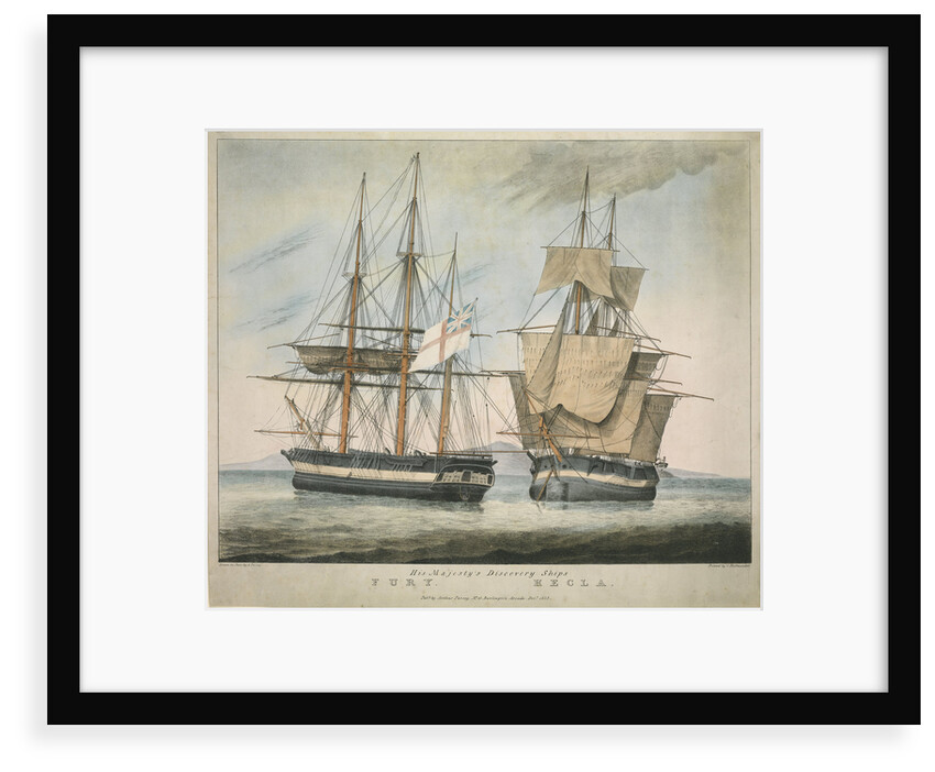 His Majesty's Discovery Ships Fury and Hecla by Arthur Parsey