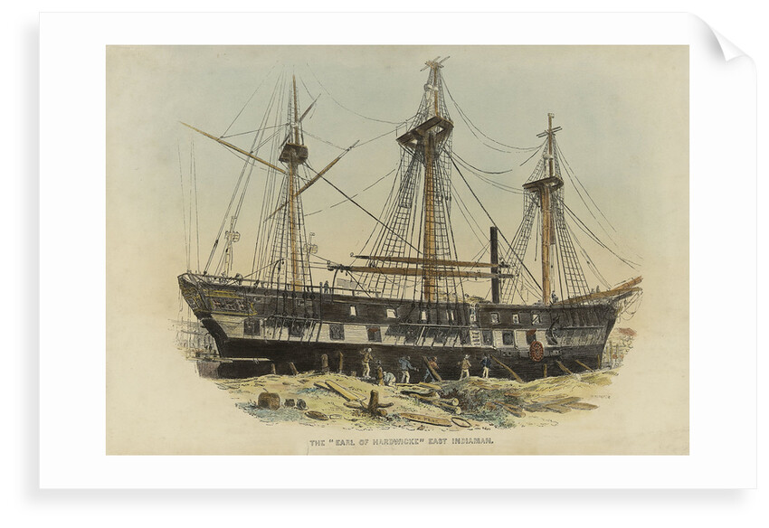 The 'Earl of Hardwicke' East Indiaman by W.H. Prior