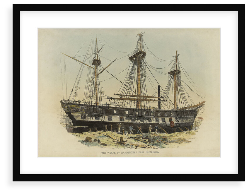 The 'Earl of Hardwicke' East Indiaman by W.H. Prior