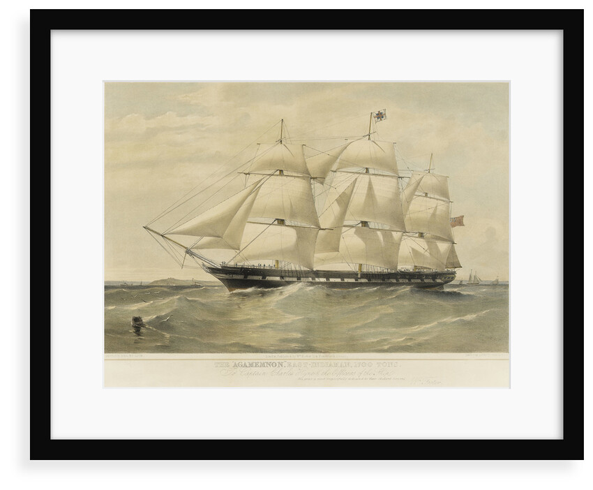 The East Indiaman 'Agamemnon' by Thomas Goldsworth Dutton