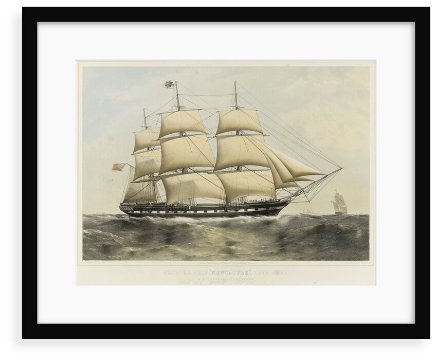Clipper ship 'Newcastle' by Thomas Goldsworth Dutton