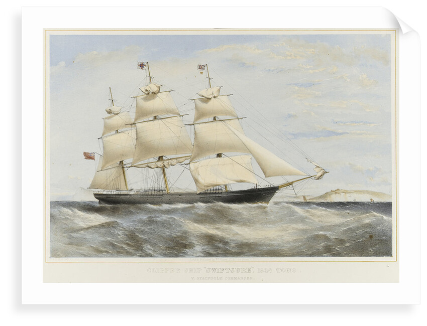 Clipper ship 'Swiftsure' by Thomas Goldsworth Dutton