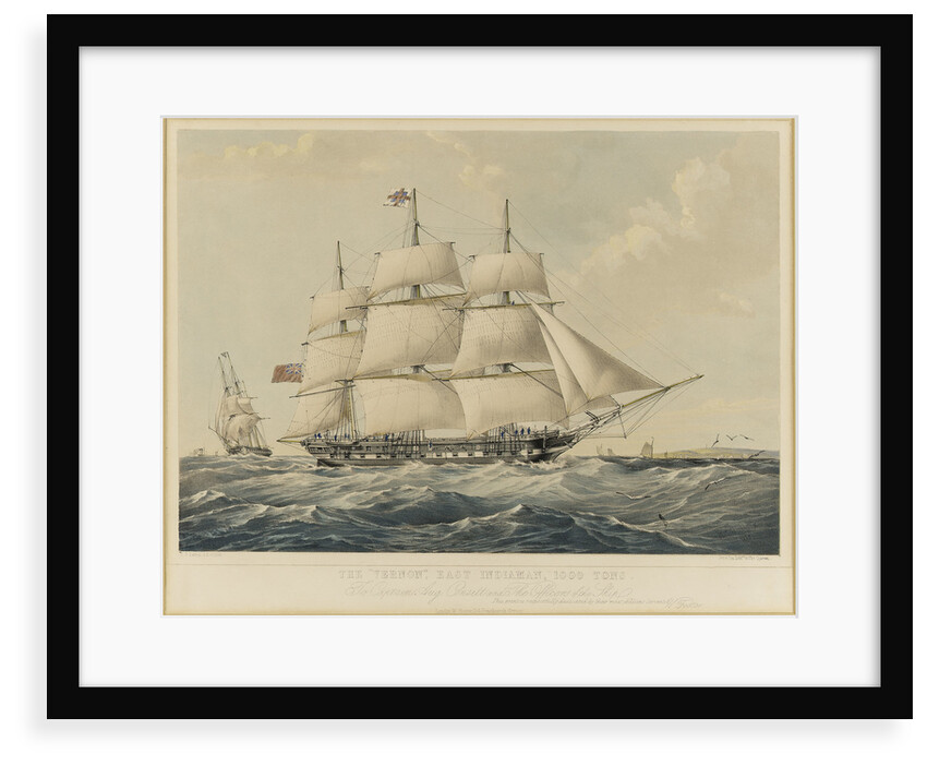 The East Indiaman 'Vernon' by Thomas Goldsworth Dutton
