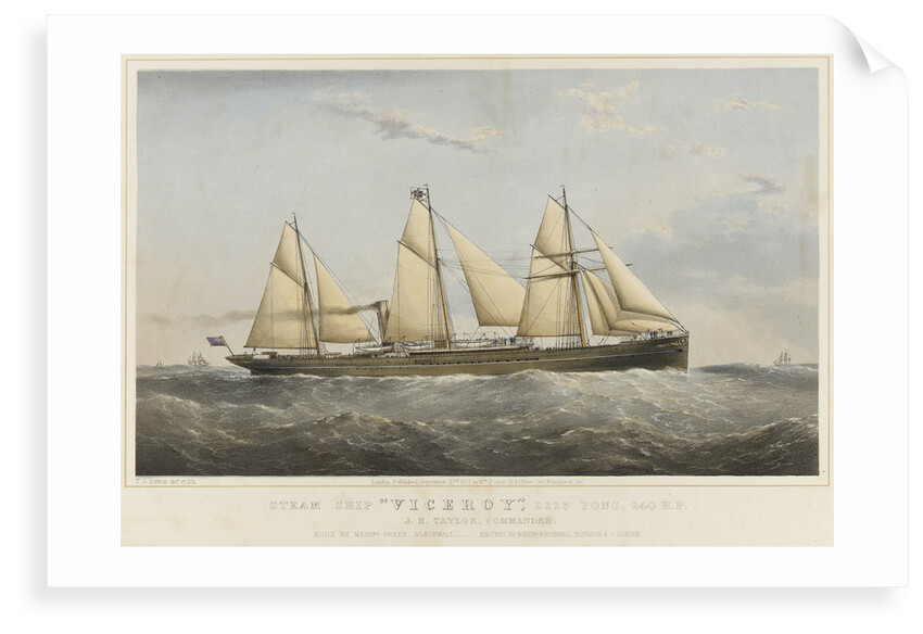 Steam ship 'Viceroy by Thomas Goldsworth Dutton