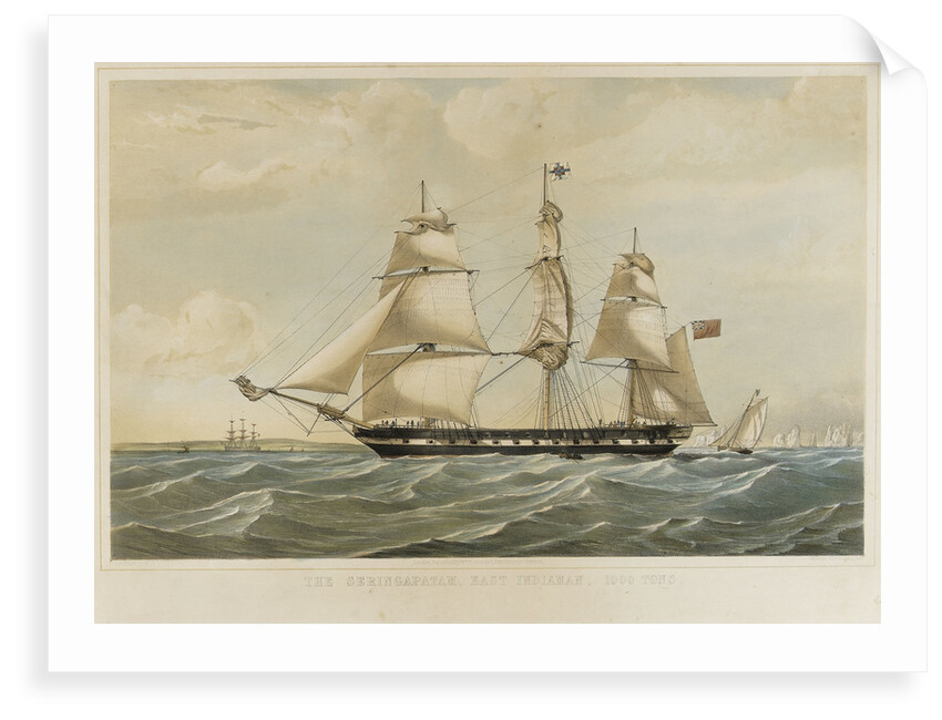 The East Indiaman 'Seringapatam' by Thomas Goldsworth Dutton