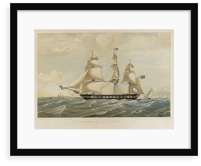 The East Indiaman 'Seringapatam' by Thomas Goldsworth Dutton