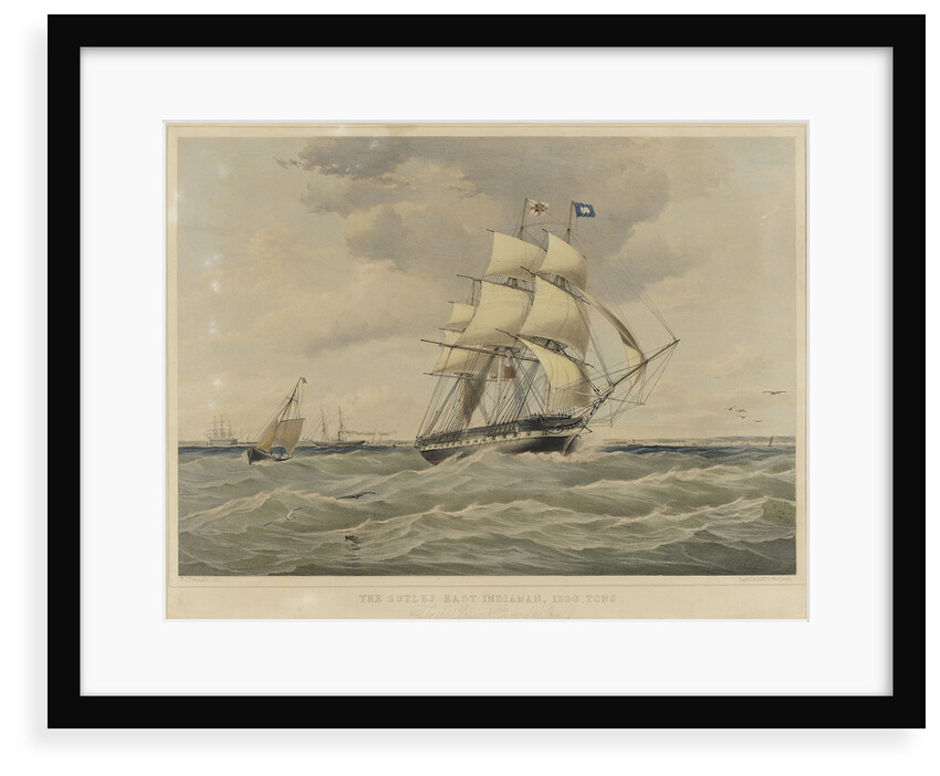 The East Indiaman 'Sutlej' by Thomas Goldsworth Dutton