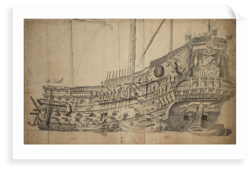 The 'Eendracht' by Willem van de Velde the Elder