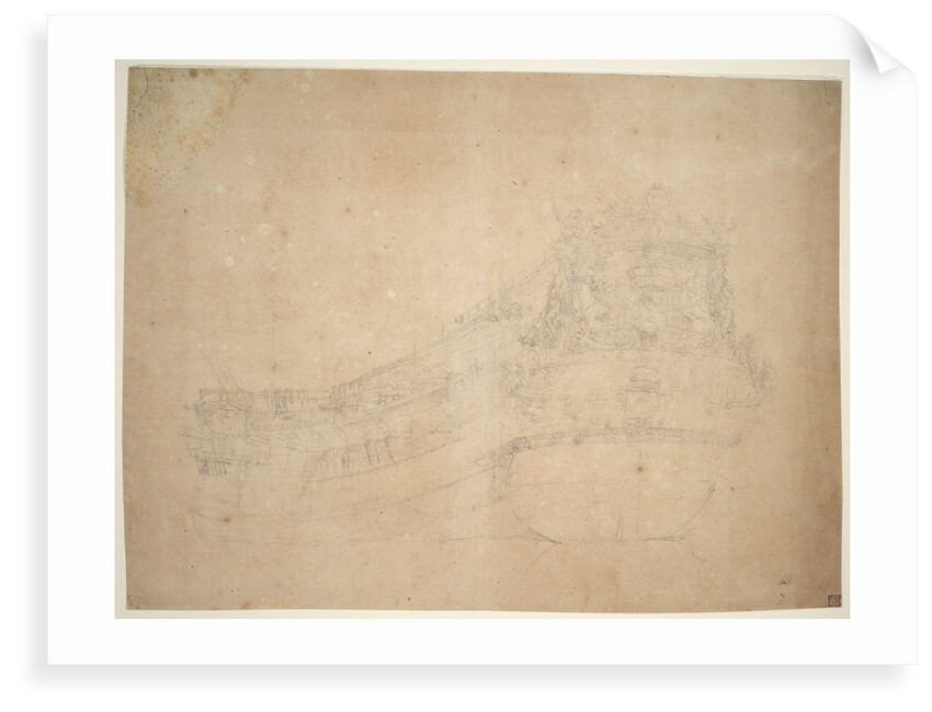 Portrait of the 'Zeven Provincien' by Willem van de Velde the Elder