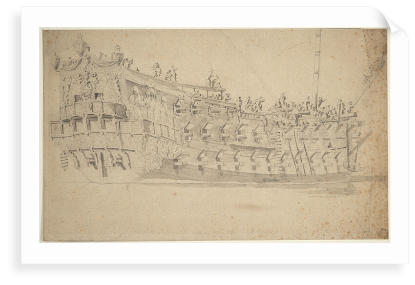 Portrait of the 'Harwick'? by Willem van de Velde the Elder