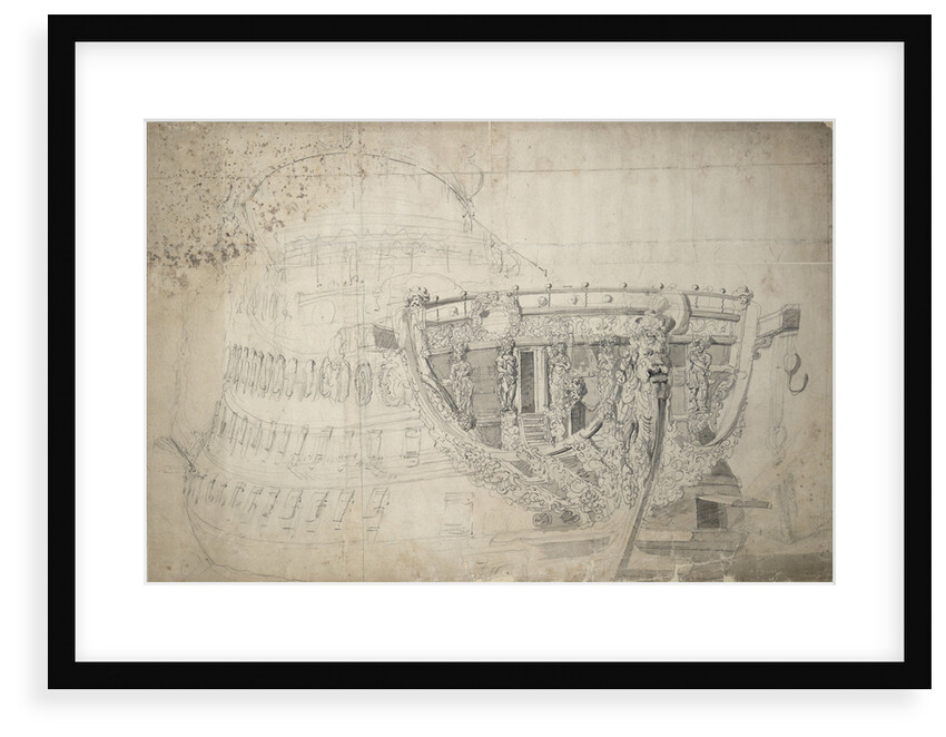 Portrait of the 'Windsor Castle' by Willem van de Velde the Elder