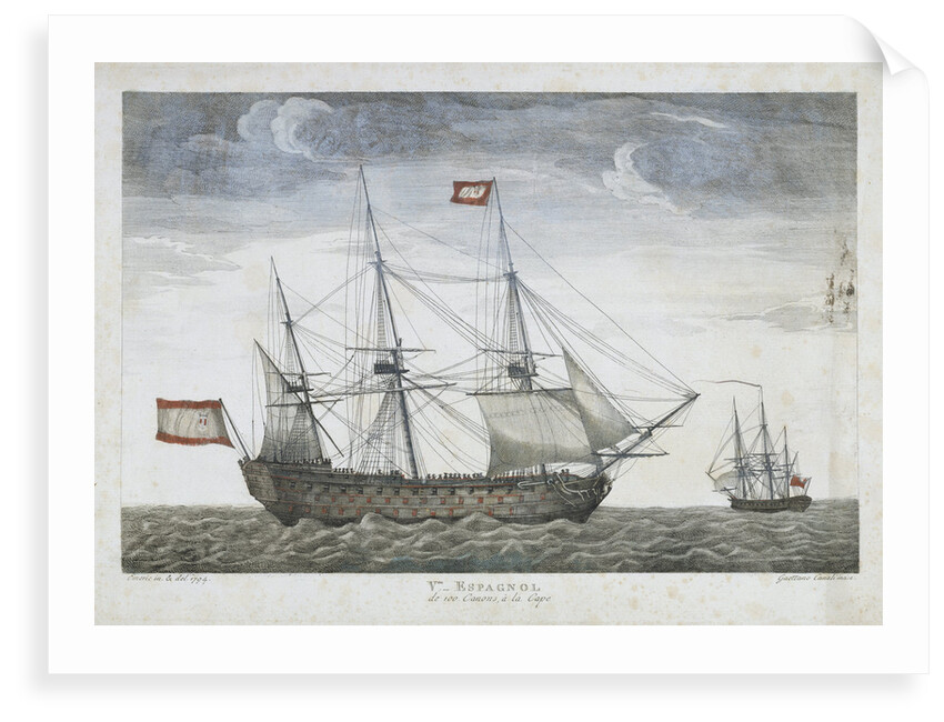 Spanish fighting ship by Emeric