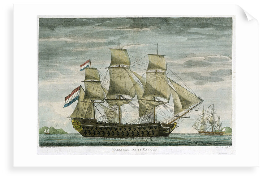 Vaisseau de 80 Canons (French Fighting Ship) by Emeric