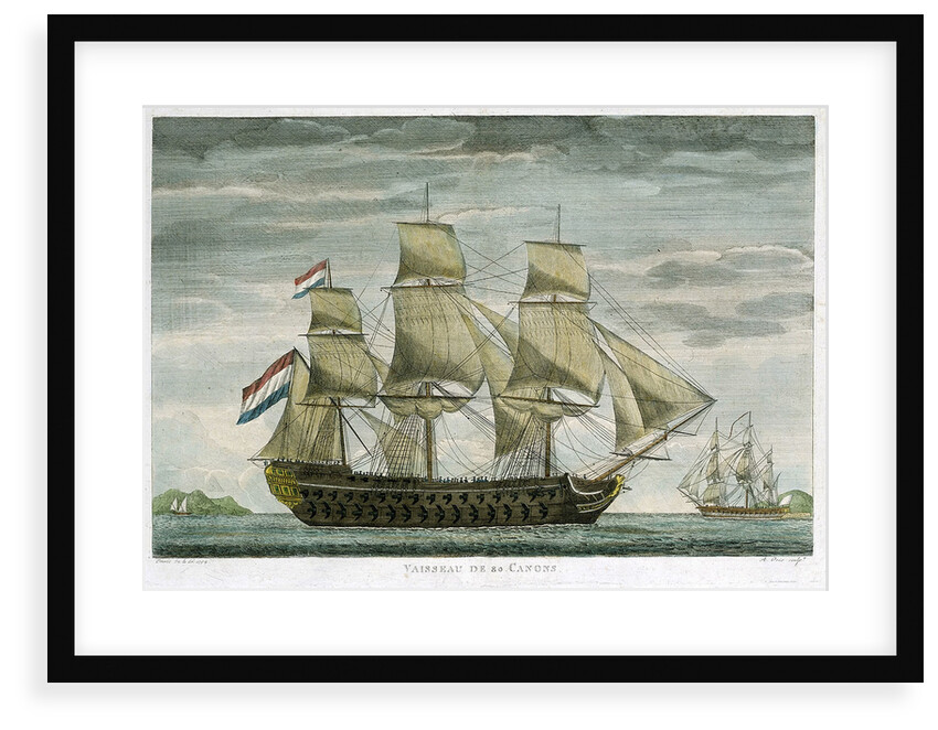 Vaisseau de 80 Canons (French Fighting Ship) by Emeric