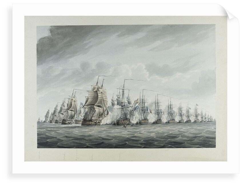 Battle of the Nile, 1 August 1798 by Thomas Buttersworth