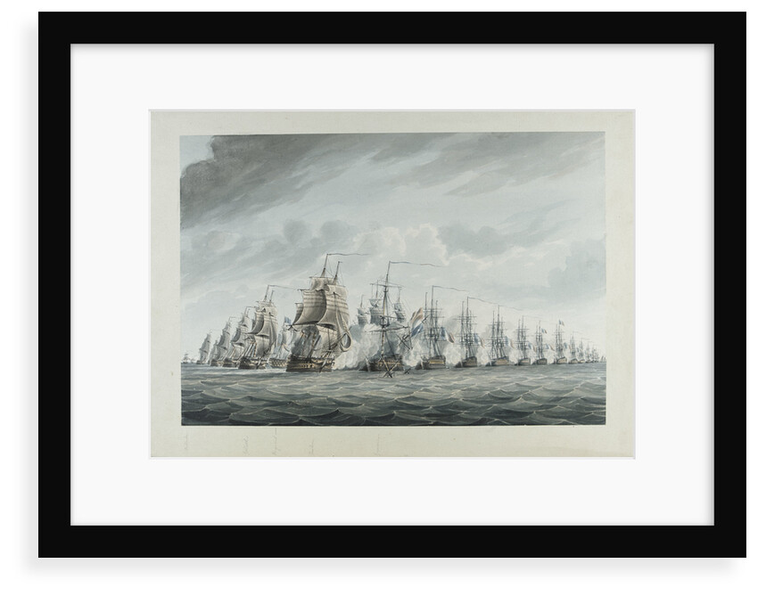 Battle of the Nile, 1 August 1798 by Thomas Buttersworth