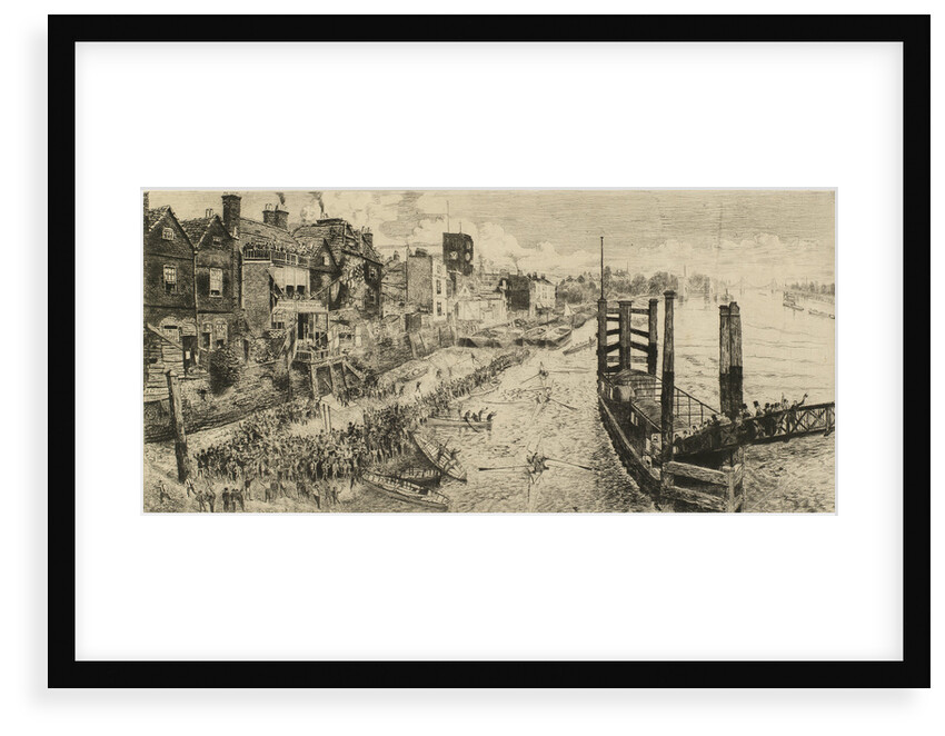 The last Chelsea Regatta by William Greaves